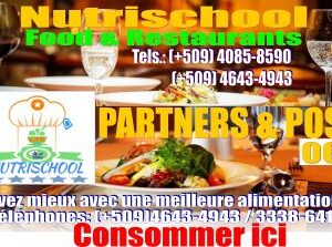 Commande de Nourritures chez Nutrischool